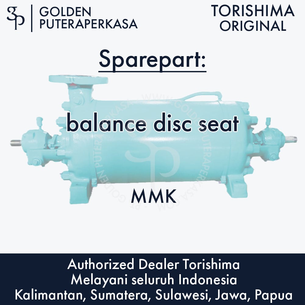 balance disc seat untuk pompa MMK Torishima Original Sparepart