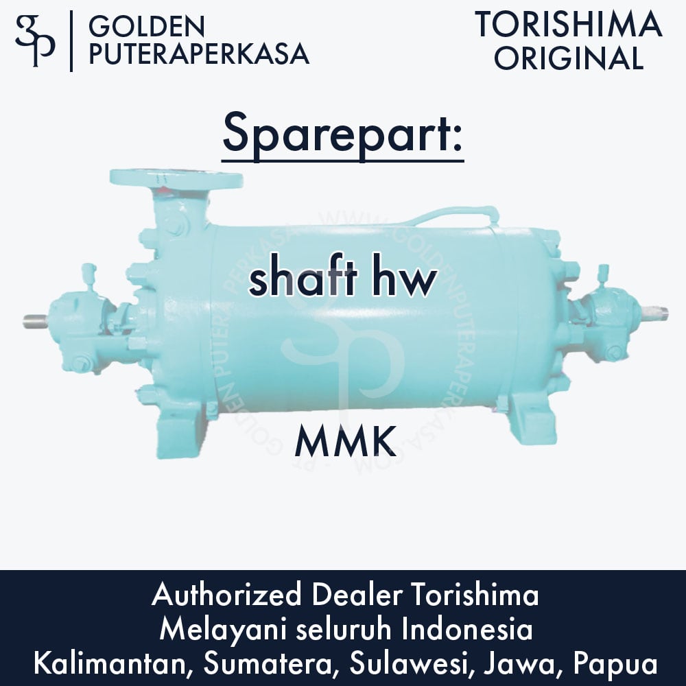 shaft hw untuk pompa MMK Torishima Original Sparepart