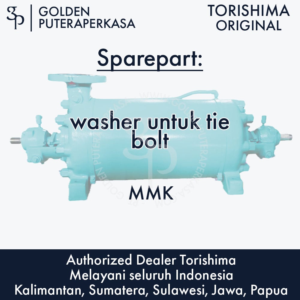 washer untuk tie bolt untuk pompa MMK Torishima Original Sparepart