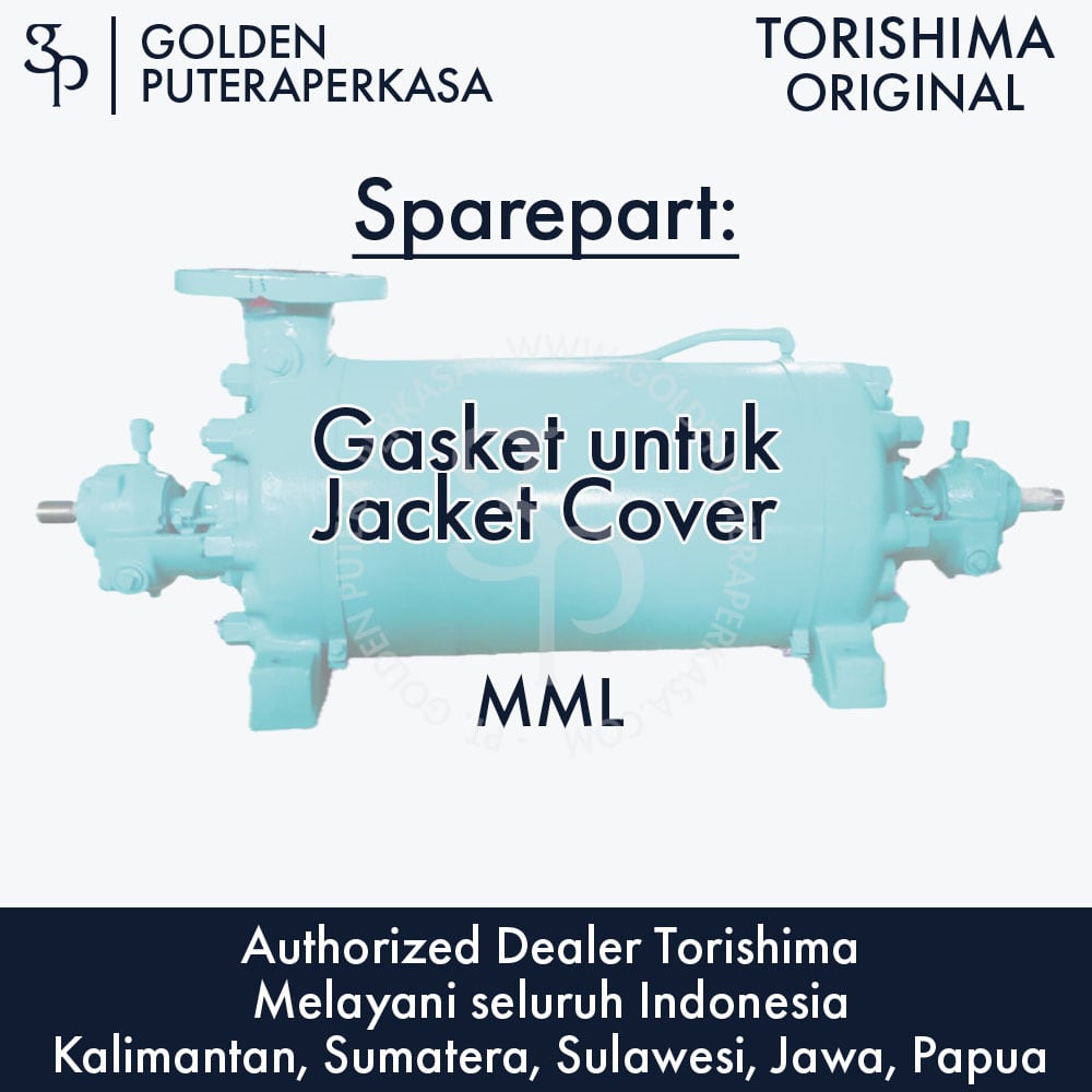Gasket untuk Jacket Cover untuk pompa MML Torishima Original Sparepart