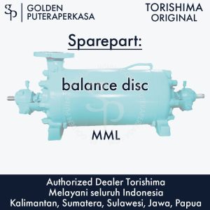 balance disc untuk pompa MML Torishima Original Sparepart