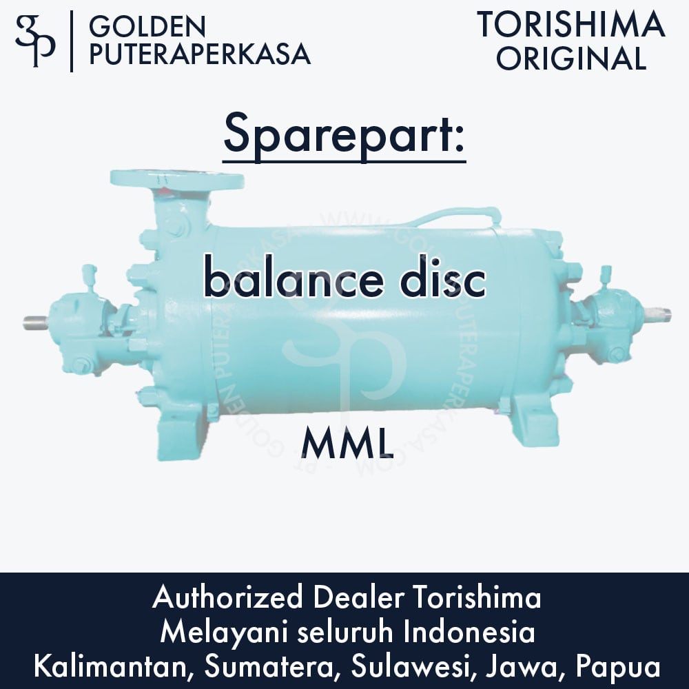 balance disc untuk pompa MML Torishima Original Sparepart