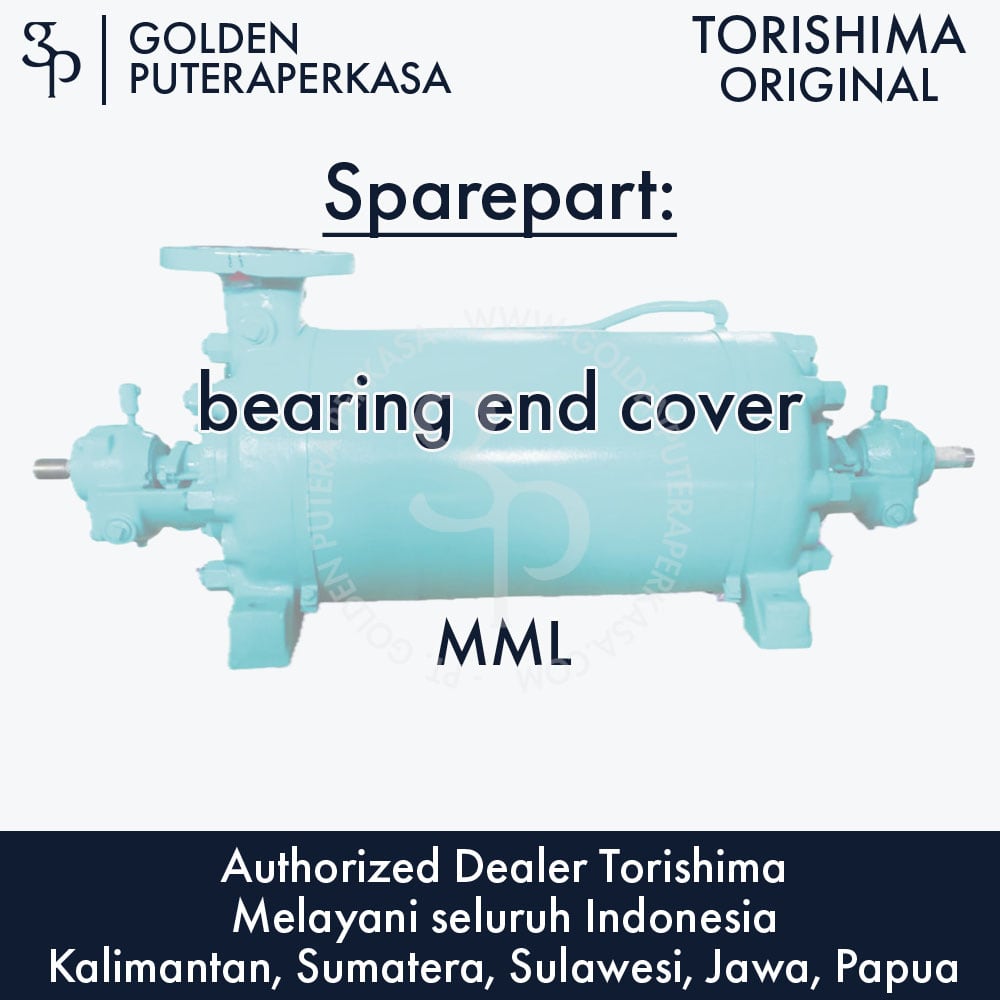 bearing end cover untuk pompa MML Torishima Original Sparepart