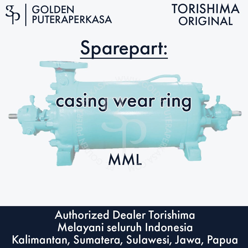 casing wear ring untuk pompa MML Torishima Original Sparepart