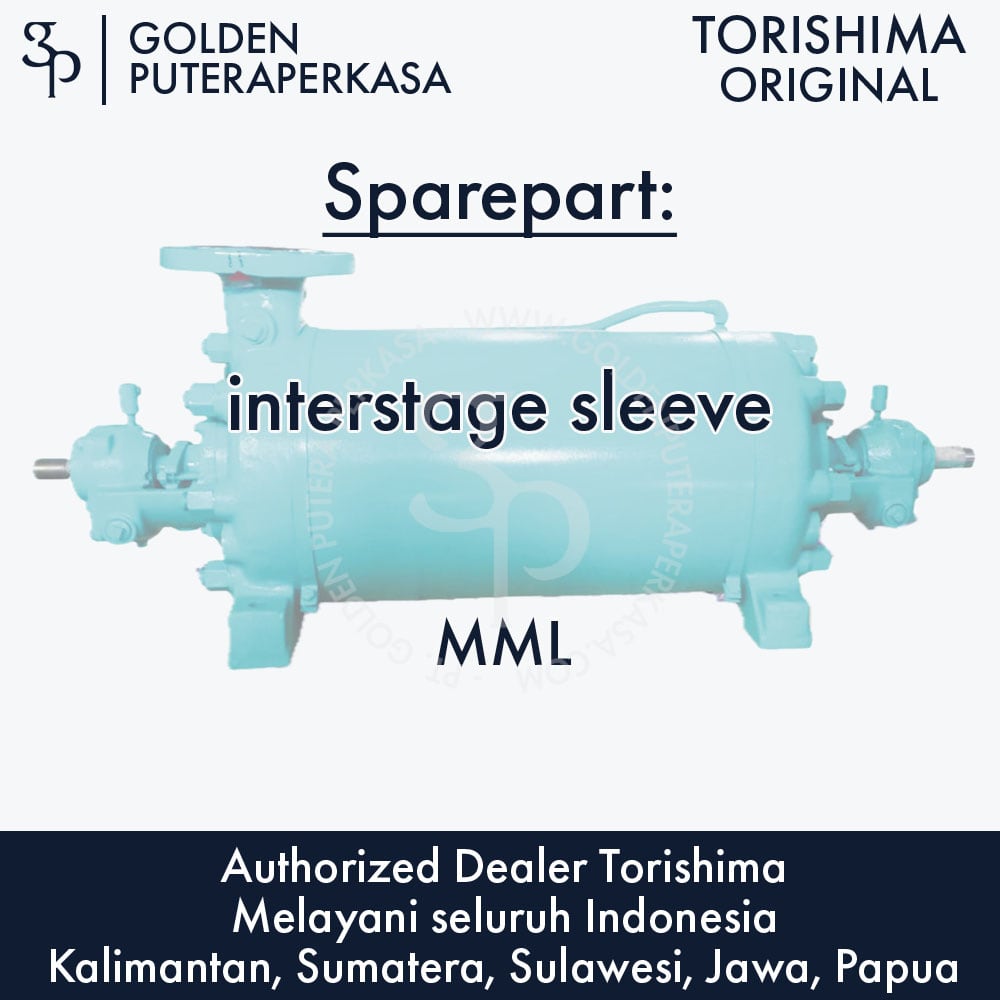 interstage sleeve untuk pompa MML Torishima Original Sparepart
